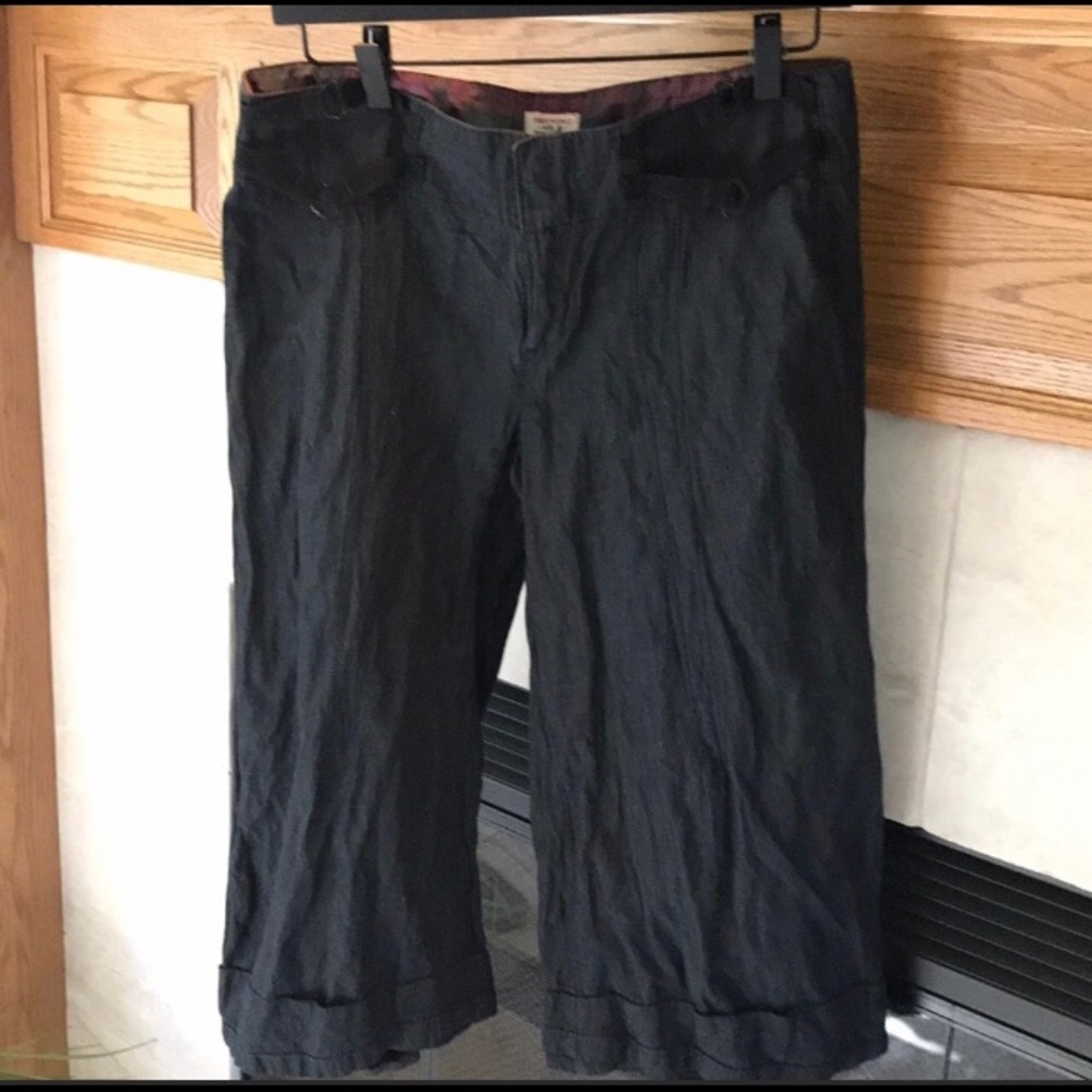 Free People denim like capris size8